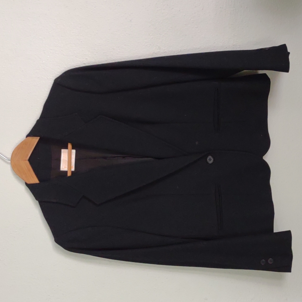 Vintage Pendleton Woolen Mills 100% Virgin Wool Black Blazer Jacket USA